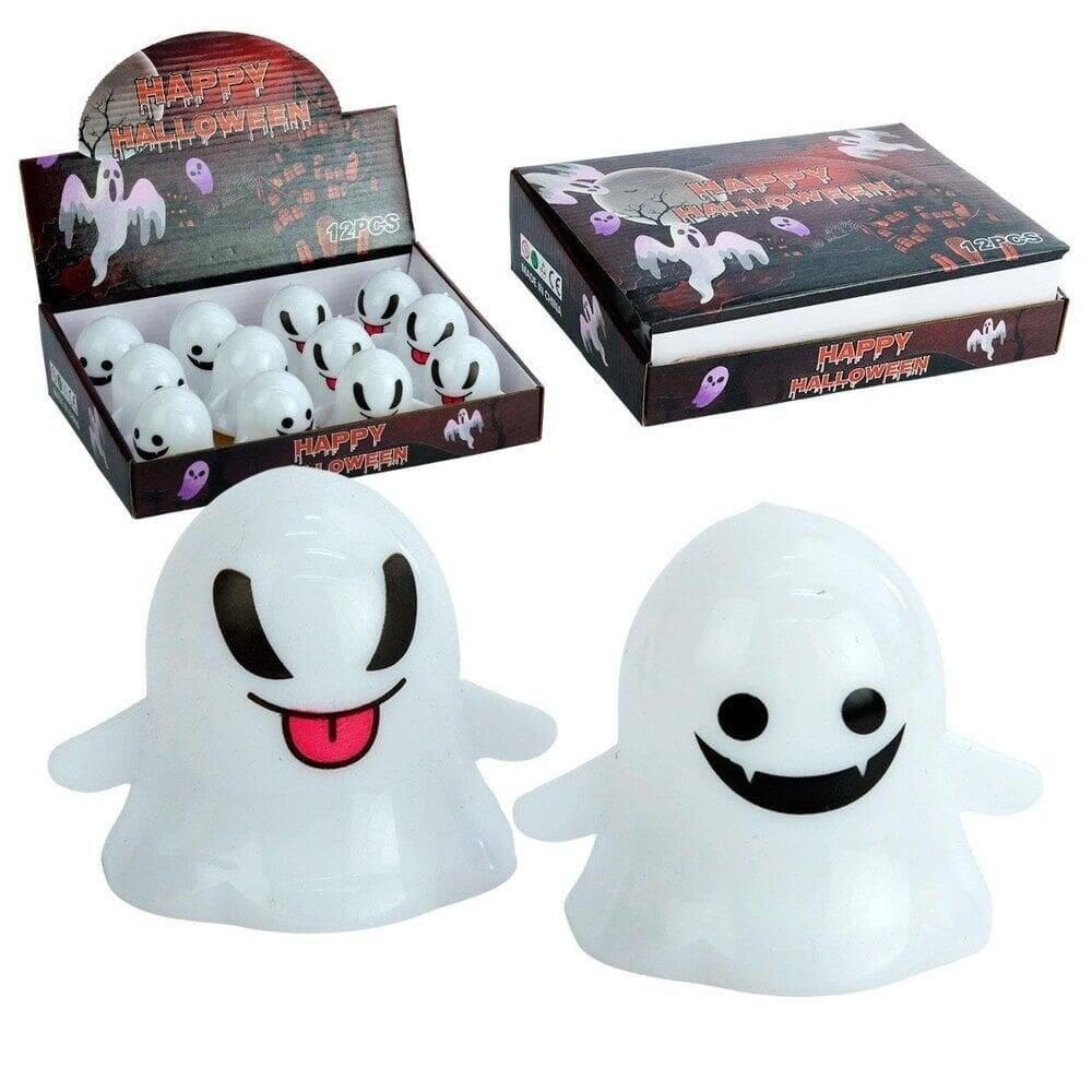 Vela de Halloween Fantasma de LED 5cm - Tudo em Caixa