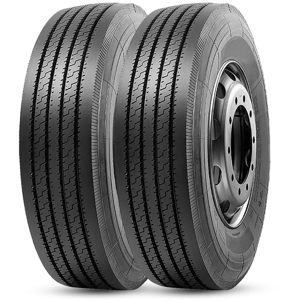 2 Pneu 295/80R22.5 Mirage MG660 18PR 152/149M TL Liso/Rod
