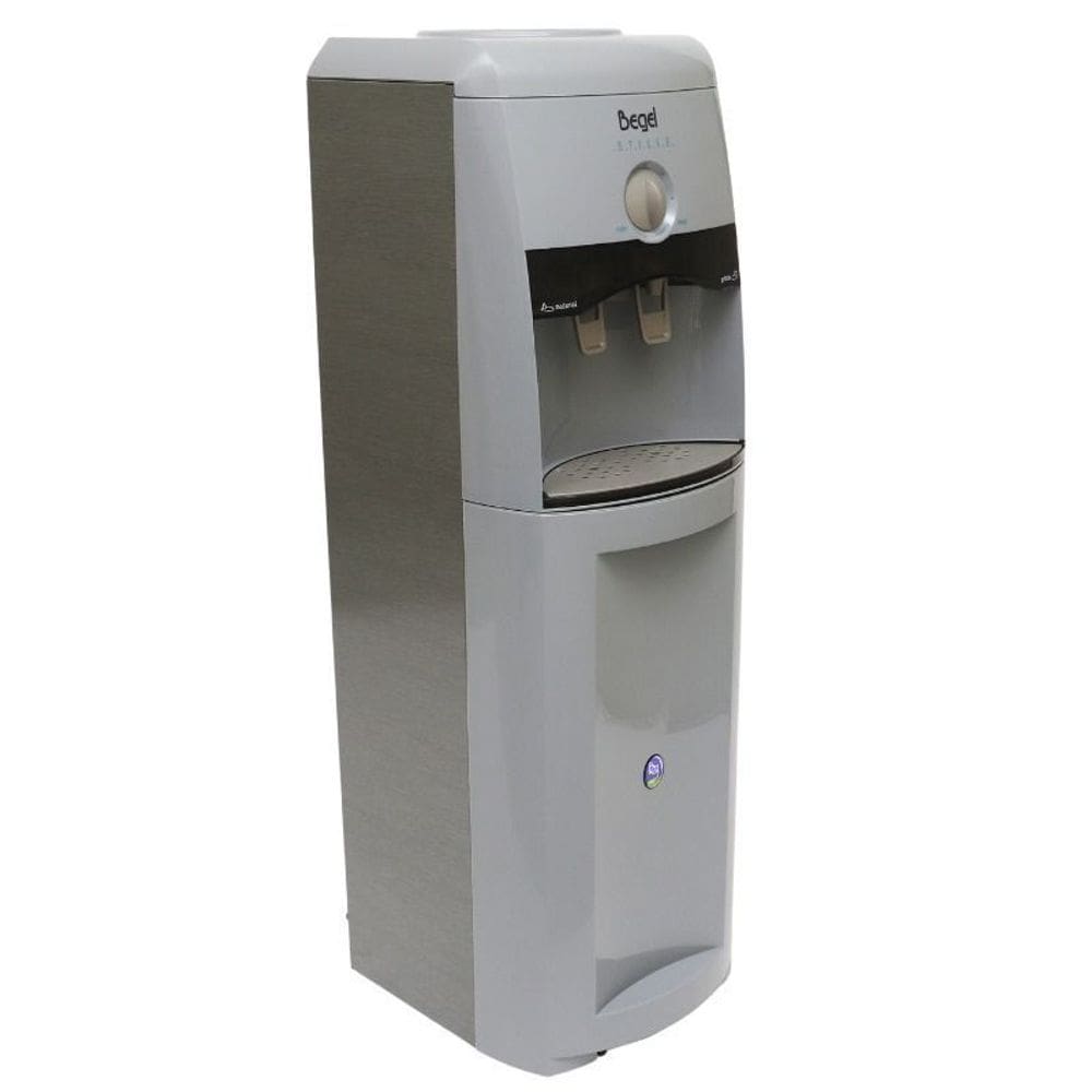 Bebedouro Garrafão Coluna Stille Master Cinza Fume Begel 110V