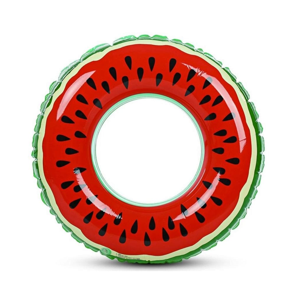Piscina flutuante com design de melancia 90x90cm PVC não tóxico