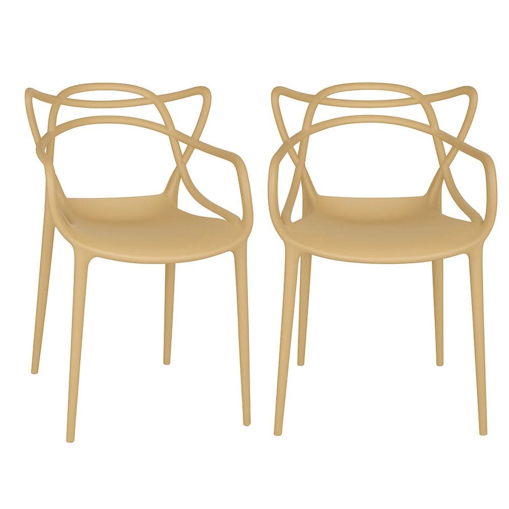 Kit 2 Cadeiras Escritório Confortável Resistente