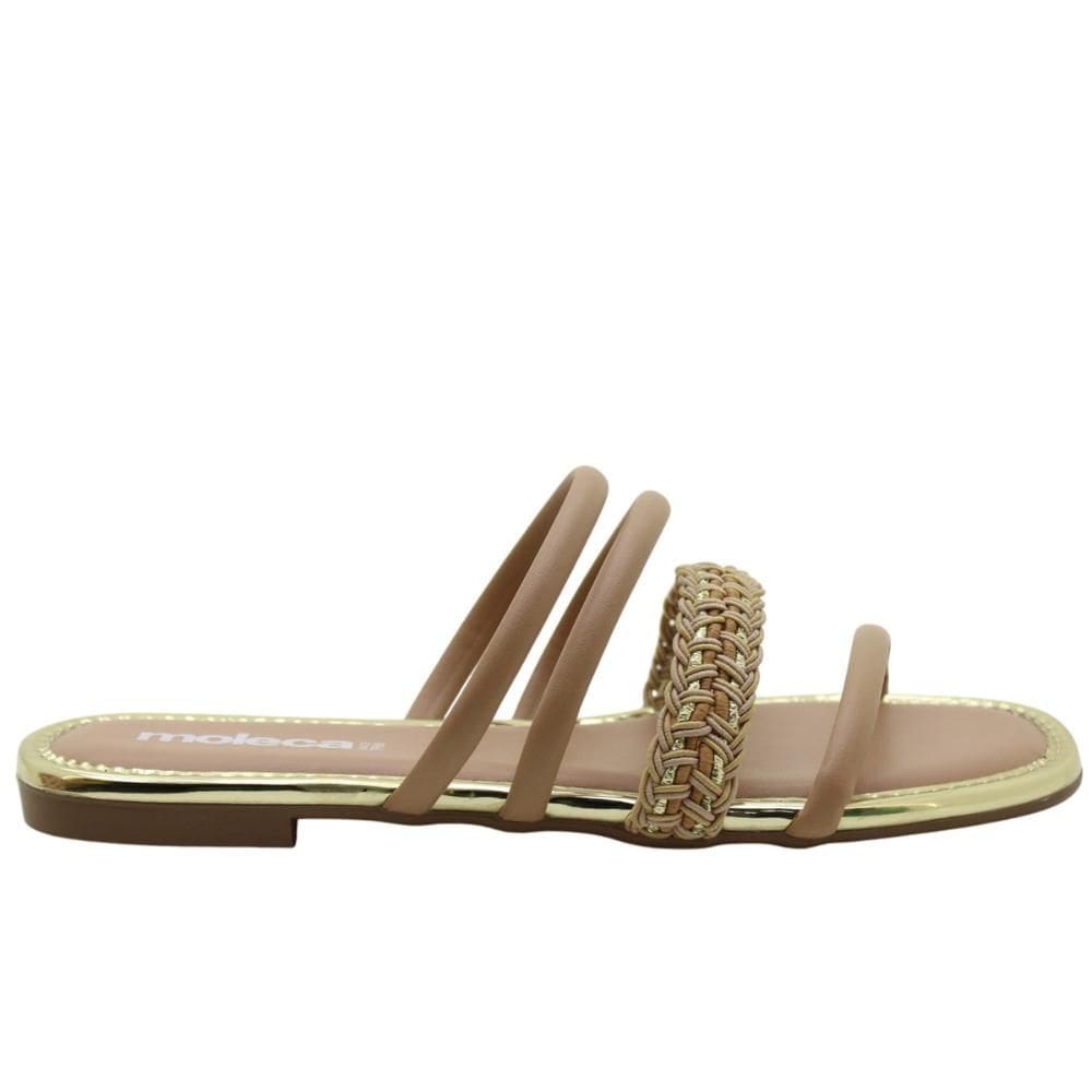 Sandália Rasteira Moleca Feminino