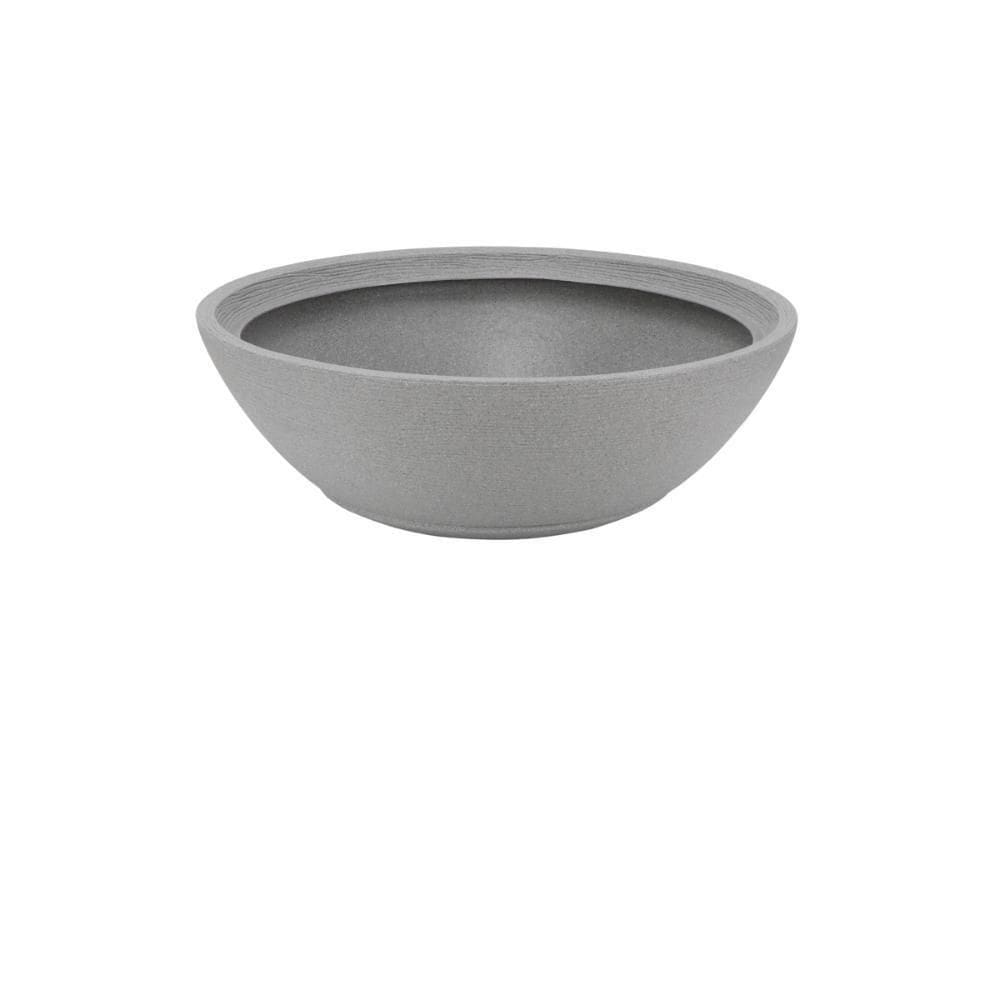 Vaso Tramontina Indi Em Polietileno Granito Pedra 22cm