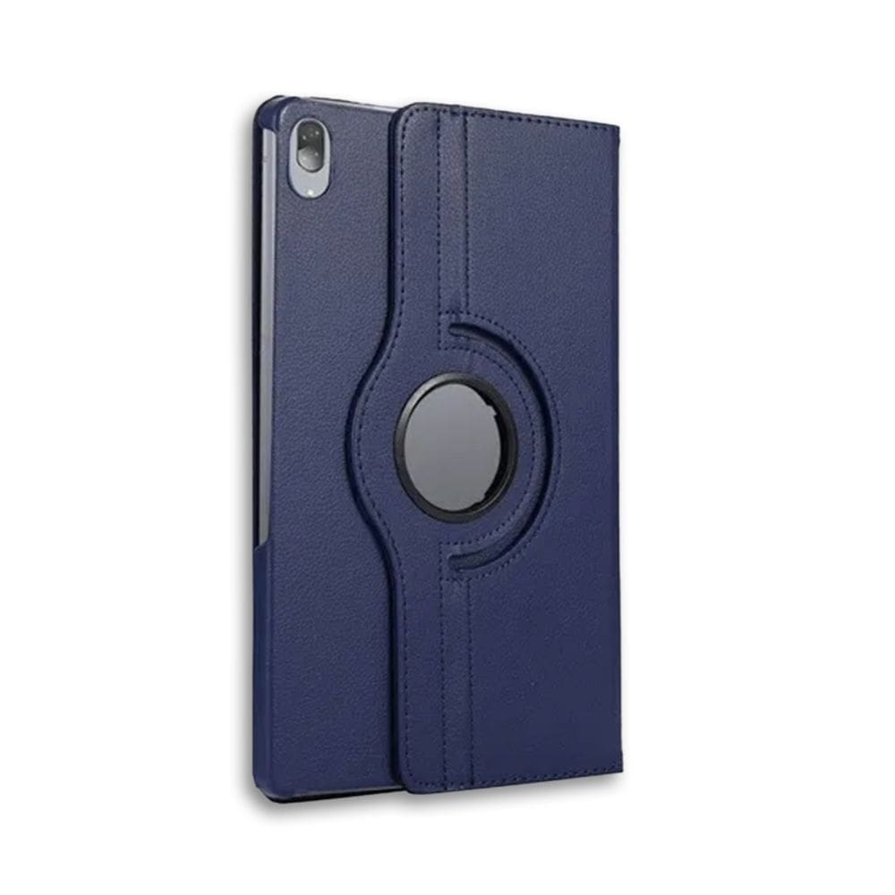 Capa para tablet Lenovo P11, giratória de 360°, azul
