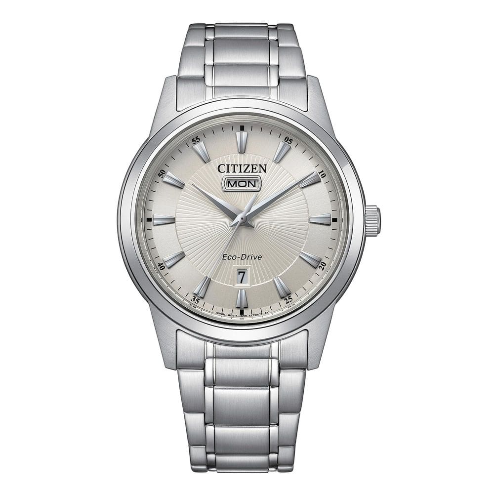 Relogio Citizen AW0100-86B Eco-Drive Silver Steel 30m