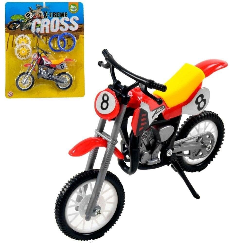 Moto de Dedo 6 Peças Xtreme Cross - Tudo em Caixa