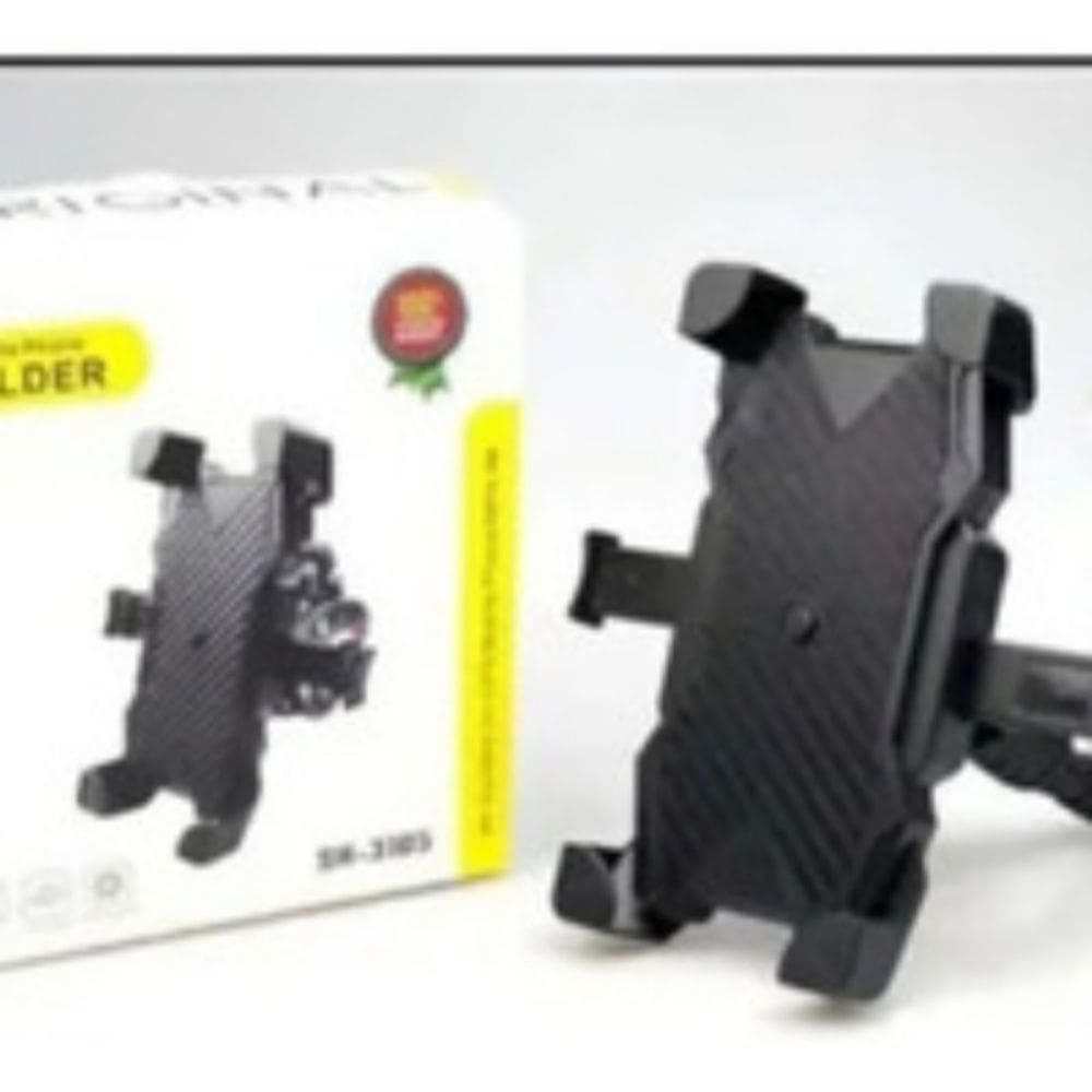 Suporte para smartphone para bicicleta Moto SH-3105 ajustável preto