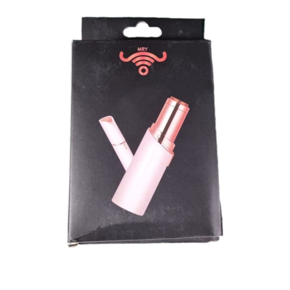 Removedor de pelos faciais portátil alimentado por bateria com luz