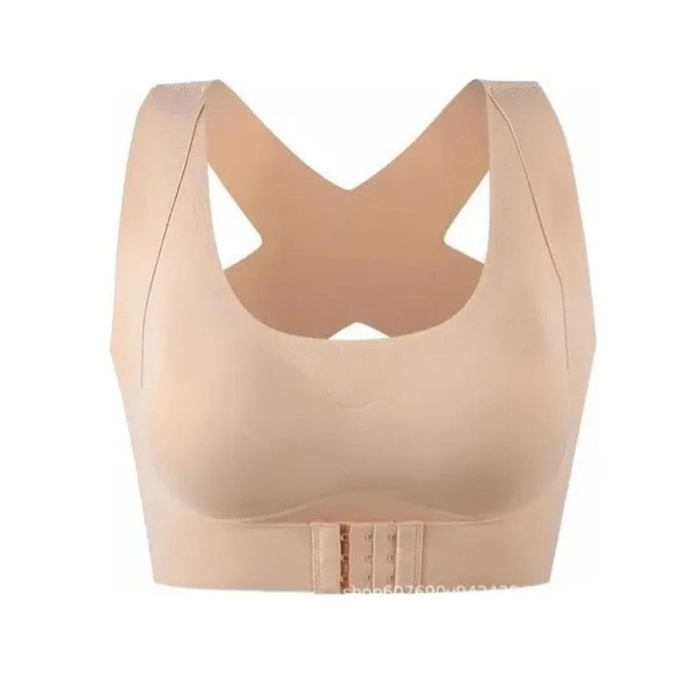 Sutiã esportivo Push Up Mullero para mulheres, cor nua