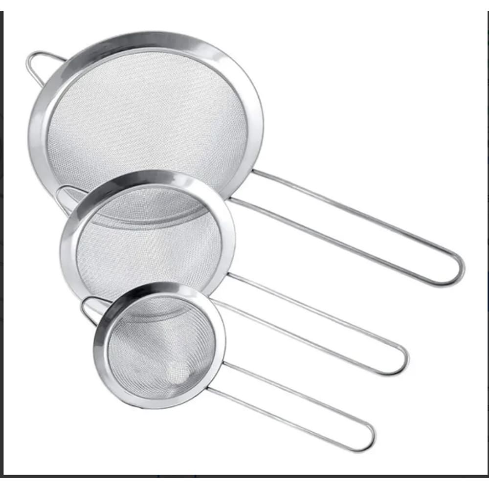 Kit de Peneiras em Inox - Tudo em Caixa