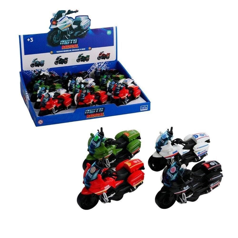 Moto de Fricção Profissões - Tudo em Caixa