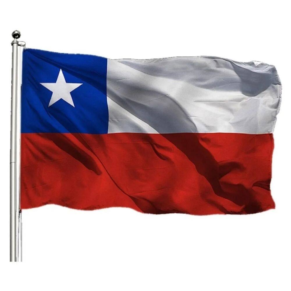 Bandeira do Chile 60x90 cm para meninas