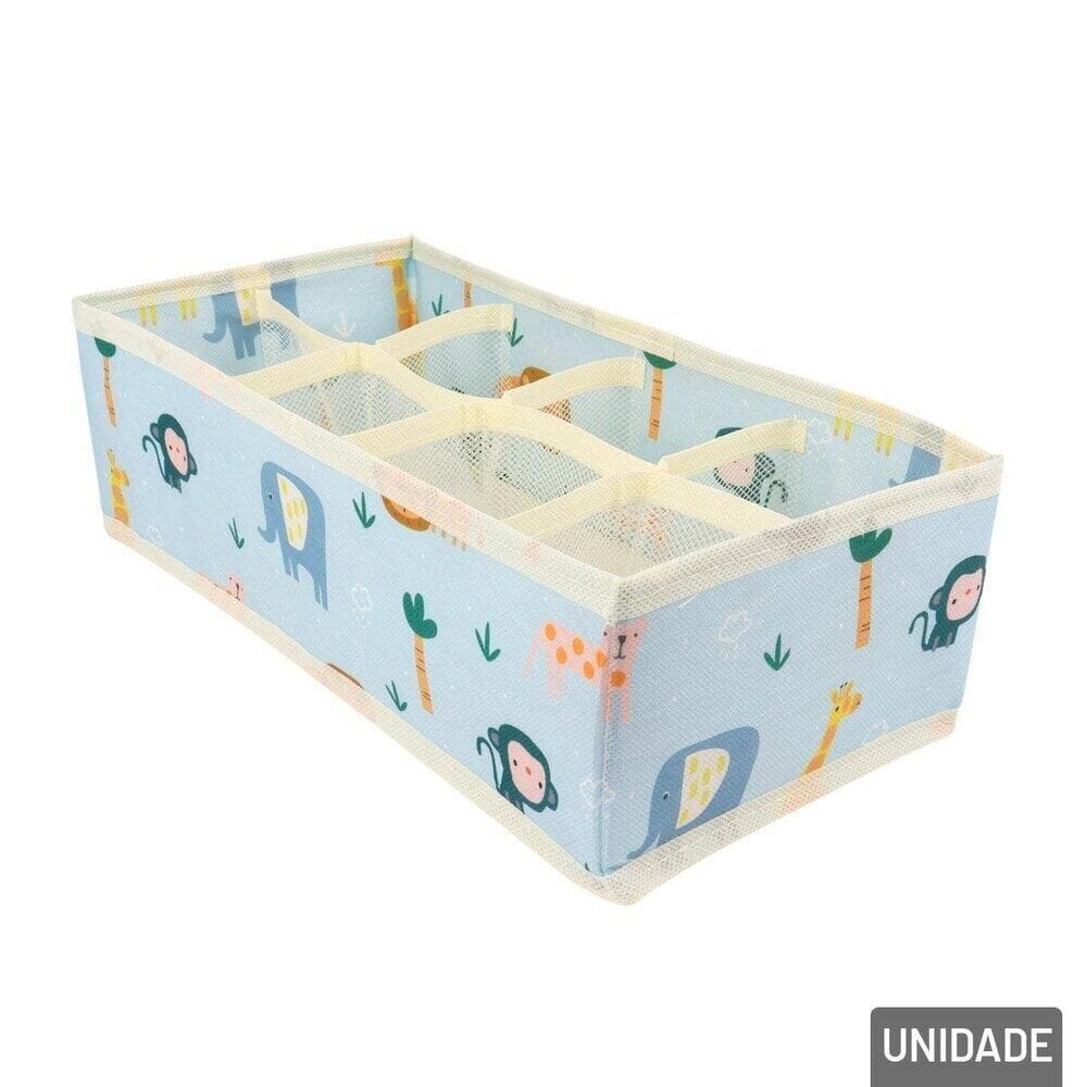 Organizador de Gaveta TNT 32,5x16,5cm 8 Divisórias - Tudo em Caixa