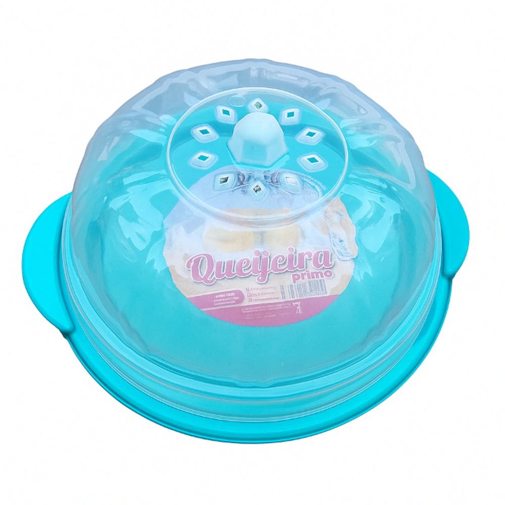Porta Queijo Queijeira Plastica Com Tampa Transparente