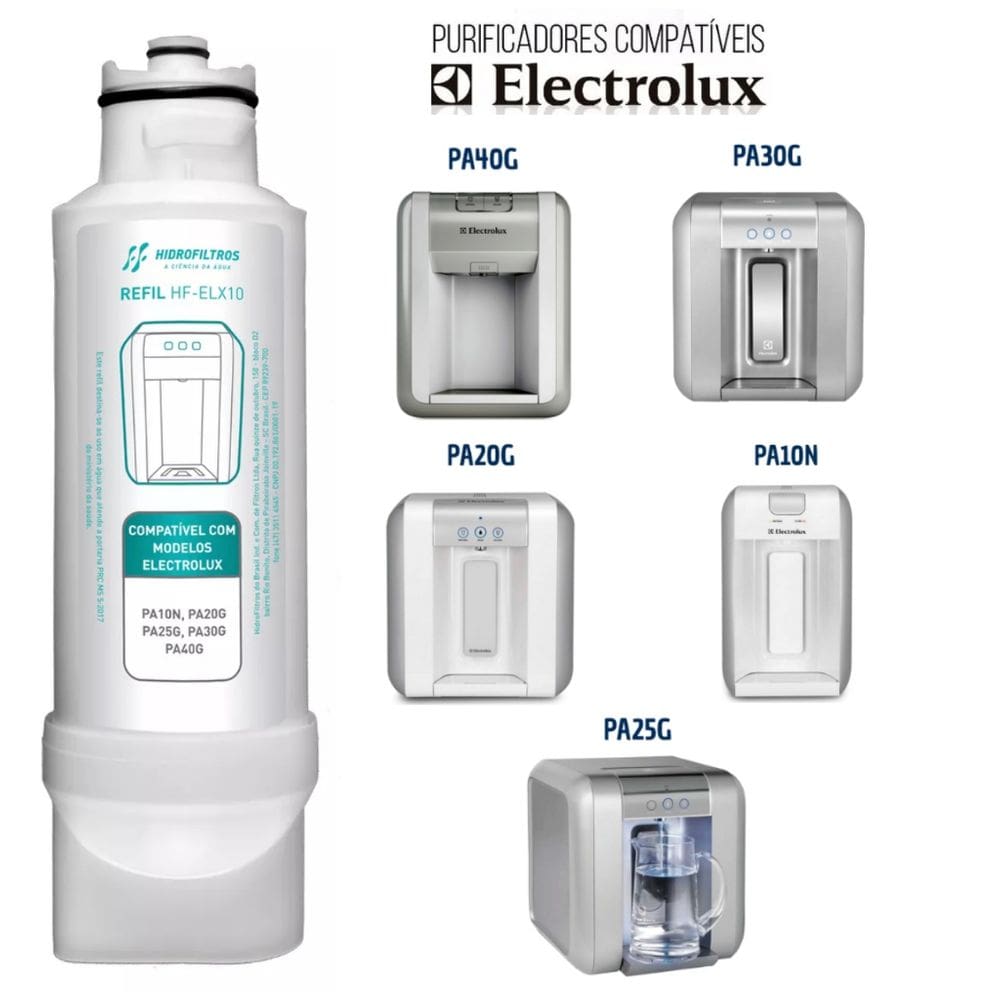 Refil Filtro Electrolux Pa10n Pa20g Pa40g Pa25g Pappca10