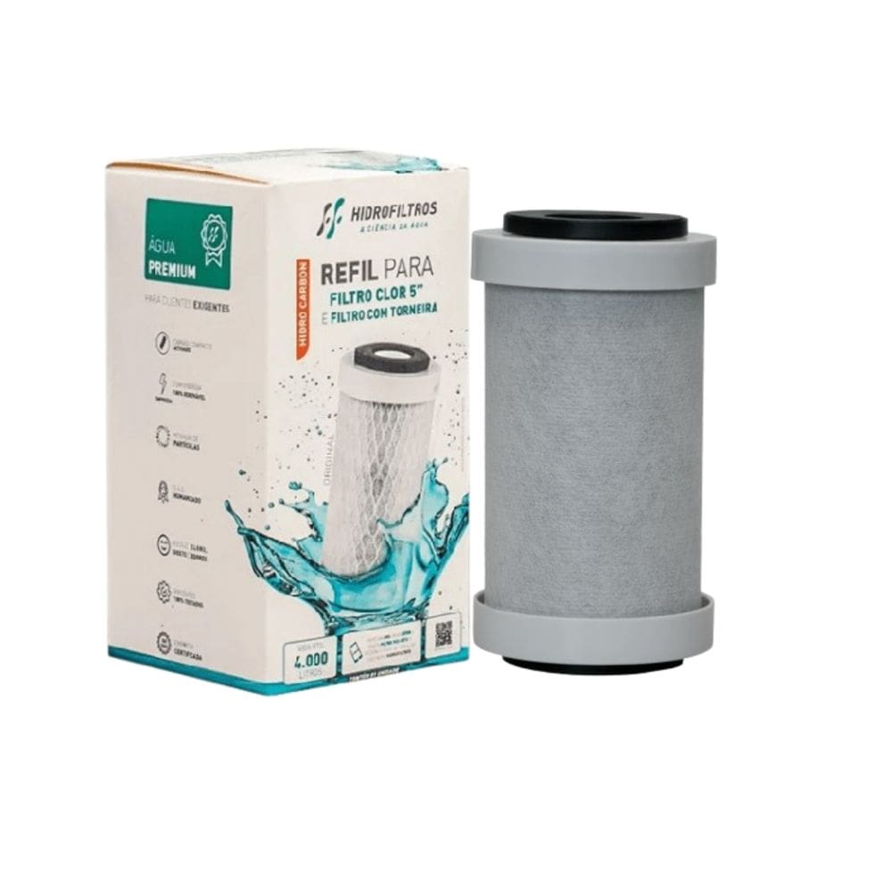 Refil Para Filtro Frisbel 5 Carbon Block Hidrofiltros