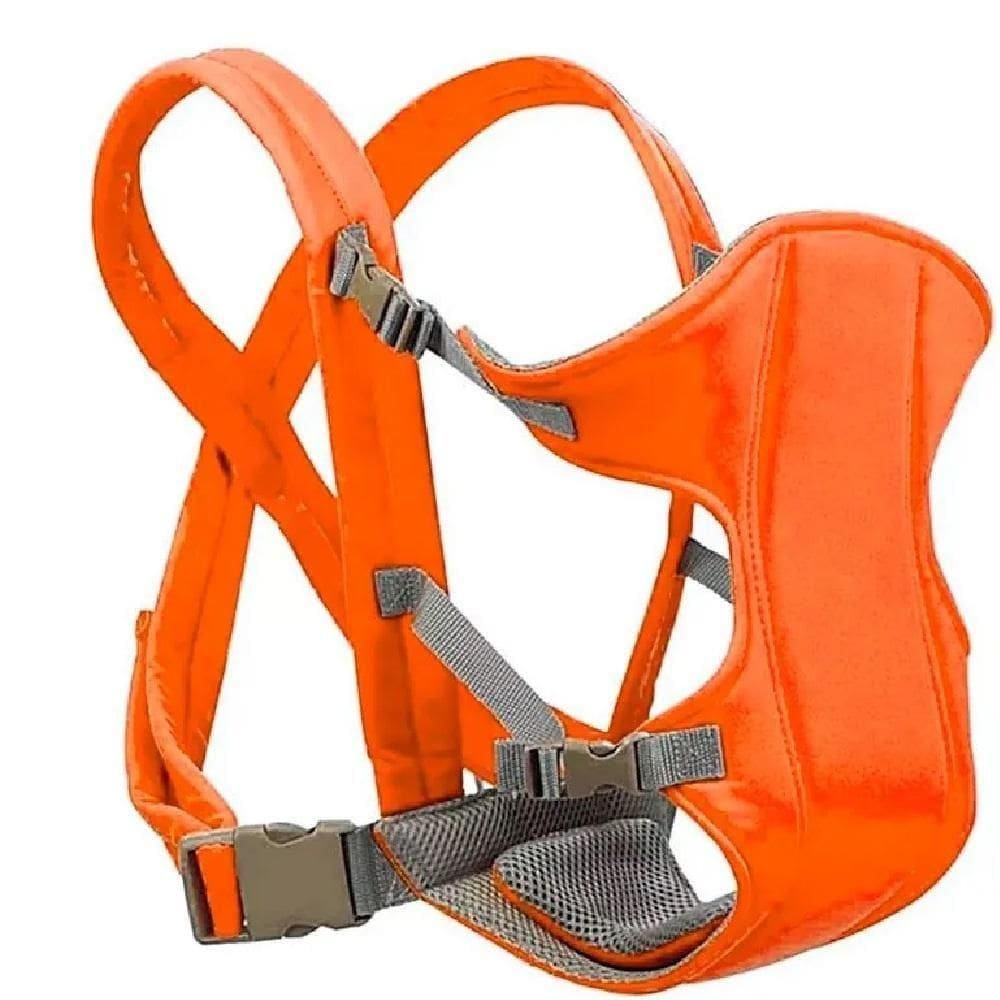 Canguru Baby Carriers Passeio Carregador Ergonômico Bebê Até 15kg Ajustável Conforto Laranja
