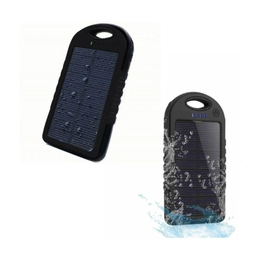 Carregador de bateria solar 20000mAh à prova d`água, pacote X2