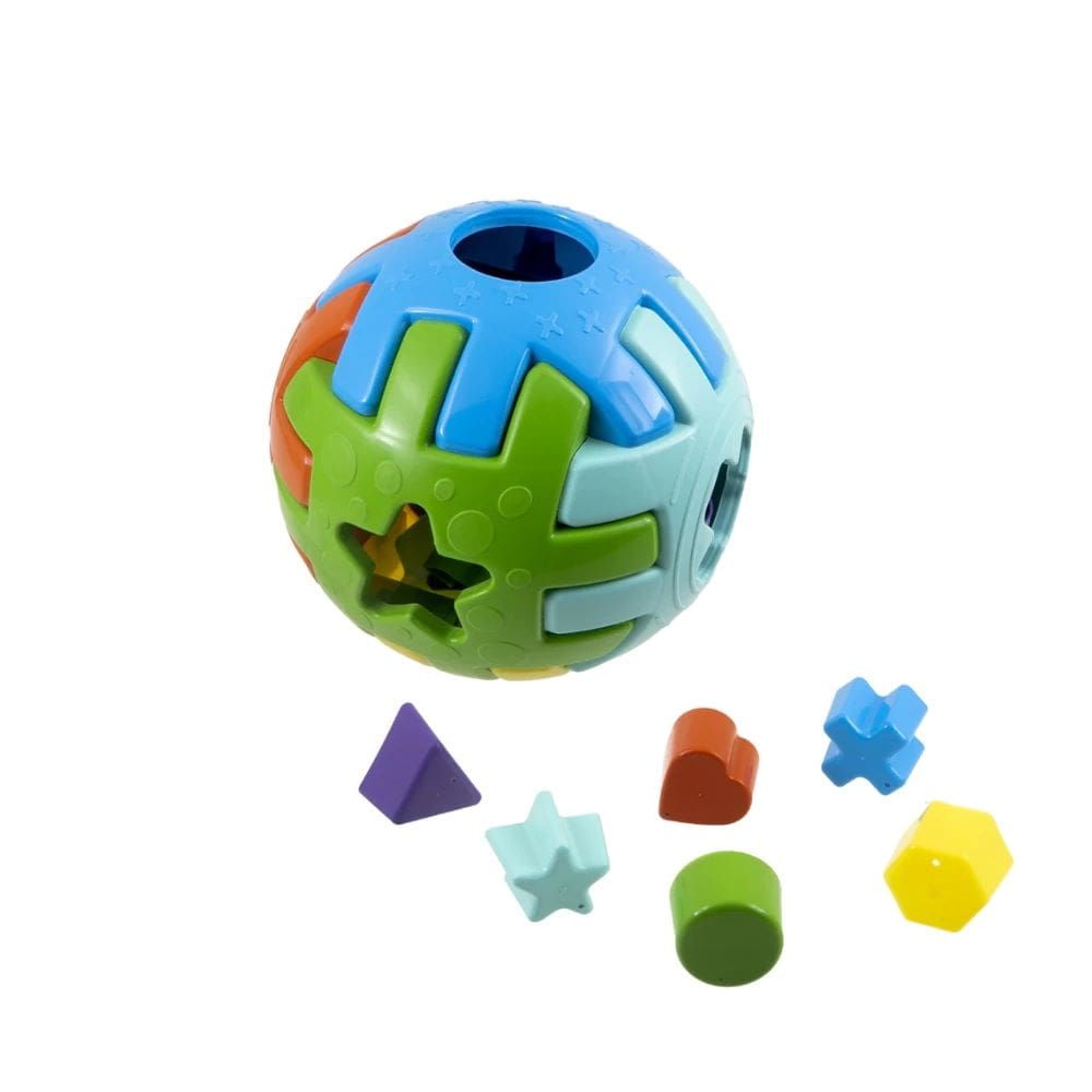 Bola Educativa Com Encaixe de Formas Geométricas Desenvolvimento Infantil e Coordenação Motora