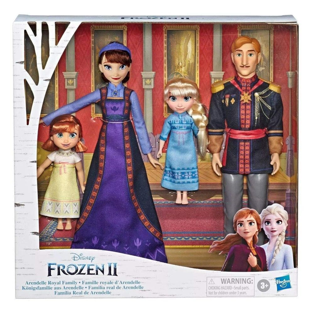 Conjunto de 4 bonecas Disney Frozen 2 Arendelle Royal Family