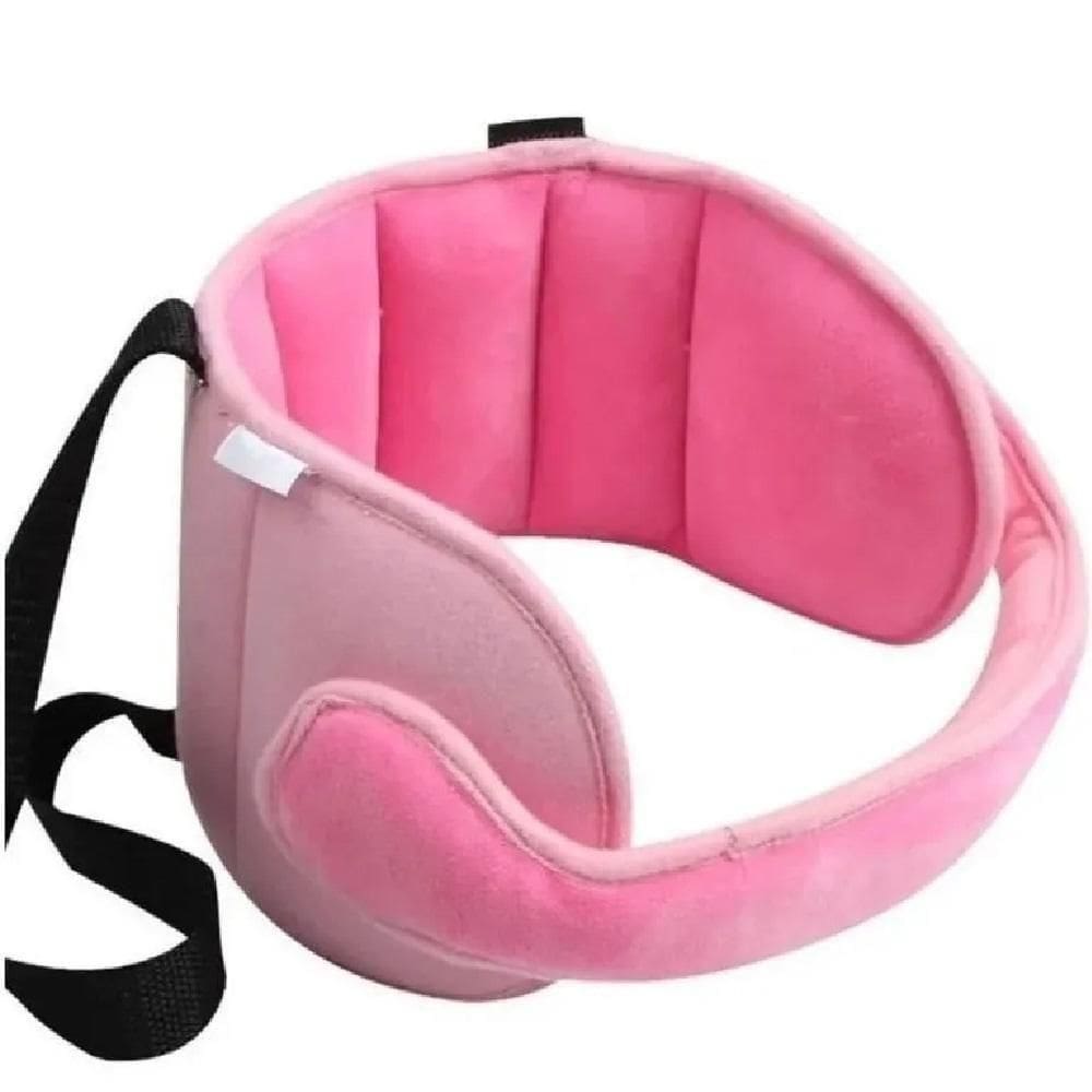 Apoio Suporte Cabeça Ajustável Infantil Almofada De Pescoço Viagem Carro Bebê Proteção Conforto Kids Meninas Rosa