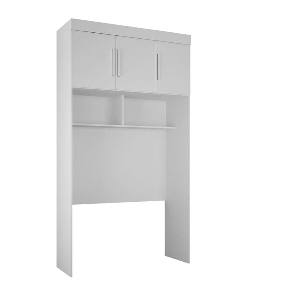 Modulado Aero Solteiro 3 Portas - Orion-Branco - Leifer Móveis