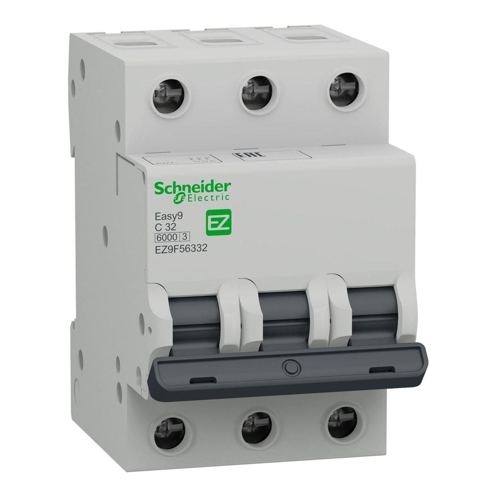 Mini Disjuntor Tripolar 32A Curva C Ez9F56332 Schneider