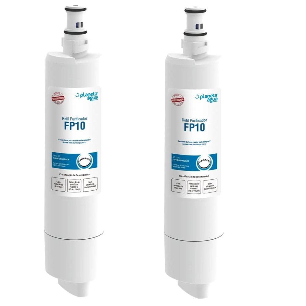 KIT 2 Refis FP10 Para Purificadores Consul CPB34, CPB34AB, CPB34AS, CPB34AF, CPC35, CPB36AF, CPB36AB.