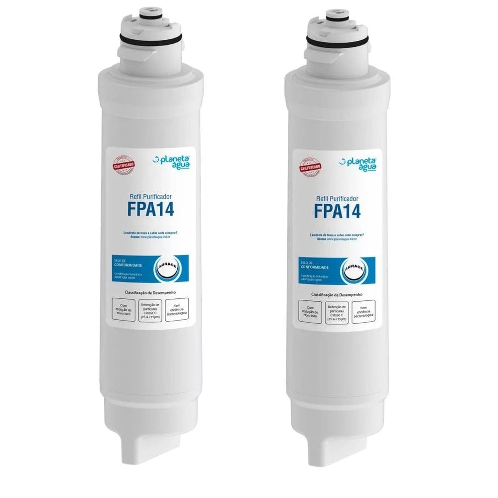 KIT 2 un Refil FPA14 -Compatível com aparelhos Electrolux PA21G, PA26G , PA31G, PE11B, PE11X, PC01B, PC41B, PC41X
