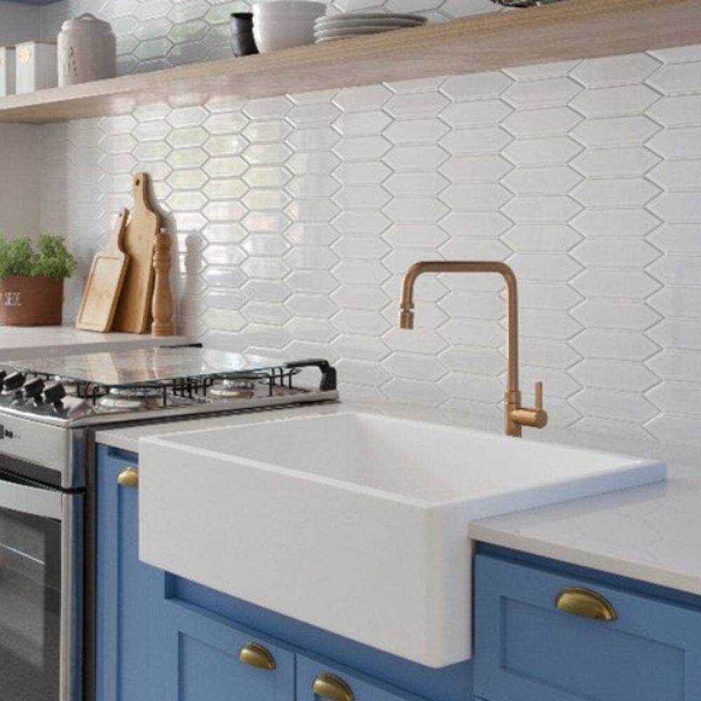 Cuba Cozinha Farm Sink Padrão 50 Cm Estilo Fazenda Avental