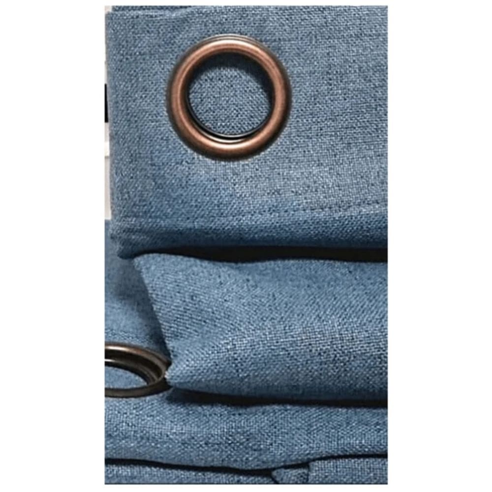 Conjunto de cortinas Blackout 2 cortinas de cor azul 230x140cm