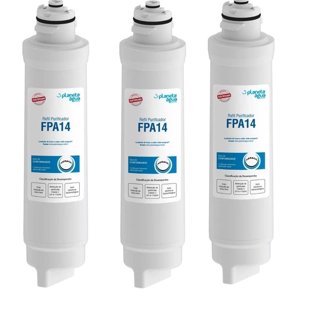 Kit 3 un Refil FPA14 -  Compatível com aparelhos Electrolux PA21G, PA26G , PA31G, PE11B, PE11X, PC01B, PC41B, PC41X