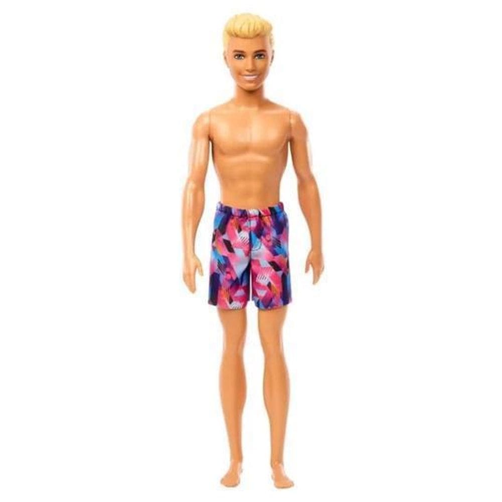 Barbie Fashion Ken De Praia Com Traje Tie Dye Hxx52 Mattel