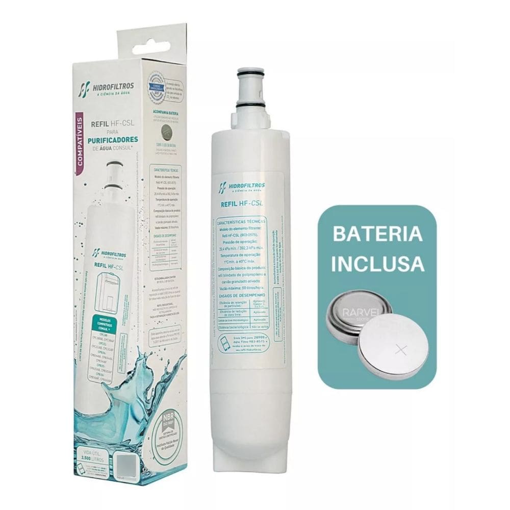 Refil para purificador Consul Cpc30 Cpc31 Cpb34 Cpb35 Cpb36 Hidrofiltros