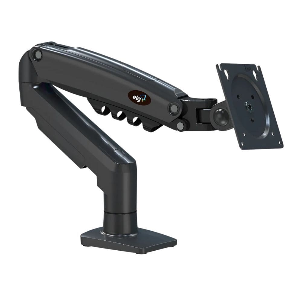 SUPORTE ERGONOMICO ARTICULADO DE MESA COM PISTAO A GAS PARA MONITOR DE 17” A 35`` - F80N