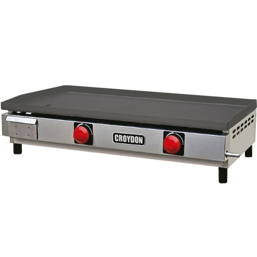 Chapa a Gás Queimador Gaveta CFG800 Inox Croydon