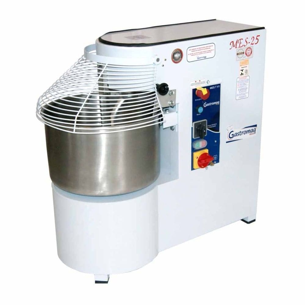 Amassadeira Espiral Trifásica 2 Velocidades 25kg MES25 Gastromaq 220V