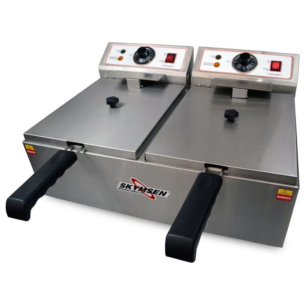 Fritadeira Elétrica 10 Litros FED20N Skymsen Fritadeira Elétrica 11 Litros 110v