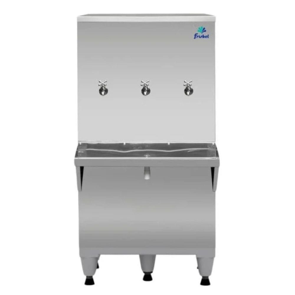 Bebedouro Industrial Coluna 100 Litros RA10 Inox Frisbel 220V