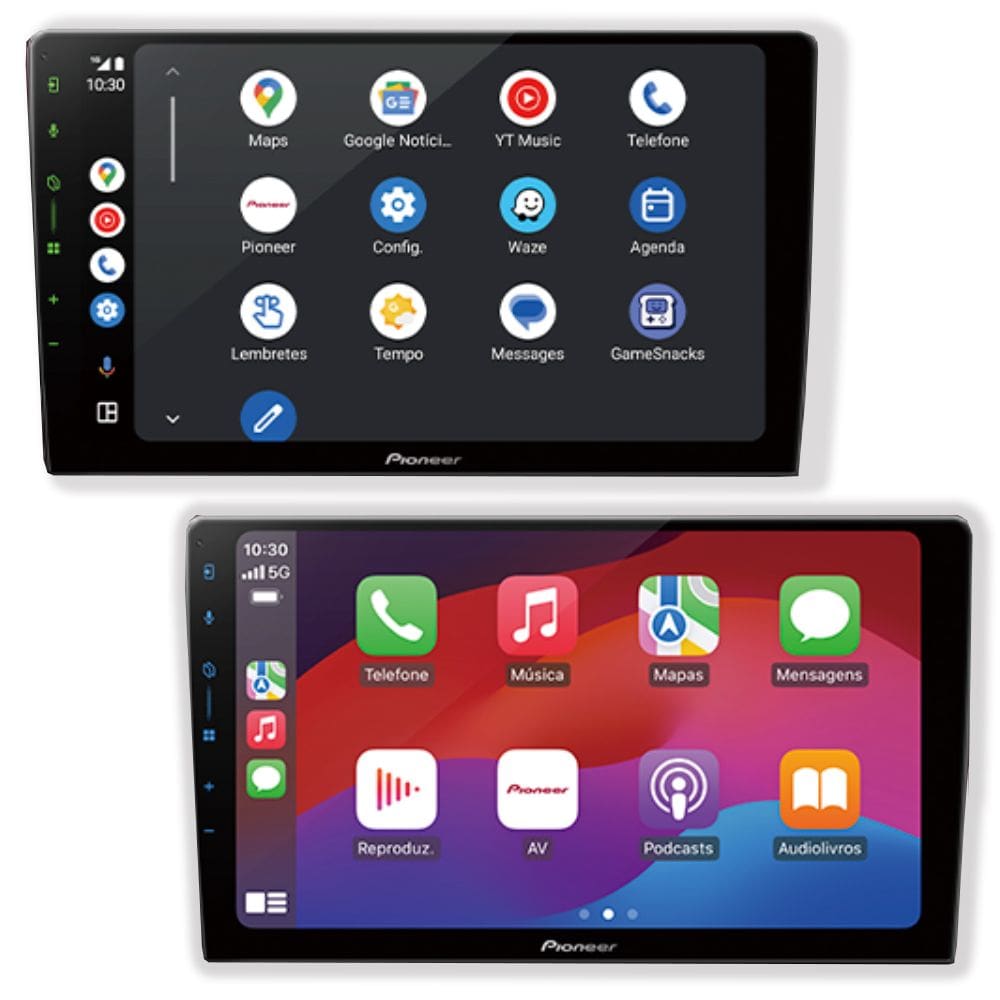 Multimidia Pioneer 9” Bluetooth CarPlay Android DMH-AP6650BT