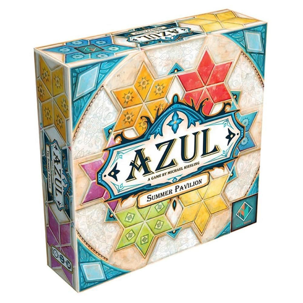 Jogo de tabuleiro Azul Summer Pavilion Strategic Tile-Placement