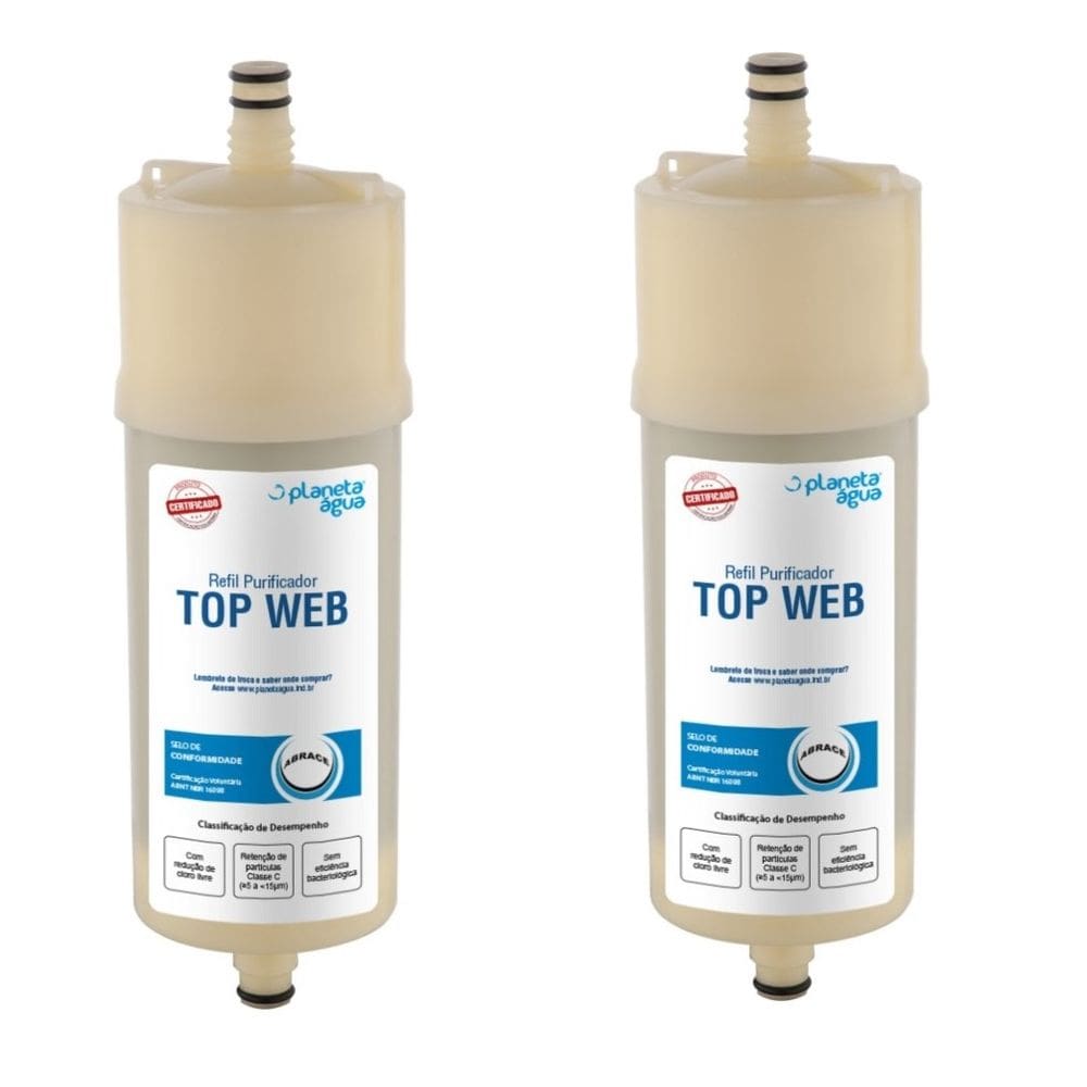 KIT 2 Refil Top Web 1023A Purificadores Europa Bliss e Hf By Hebe