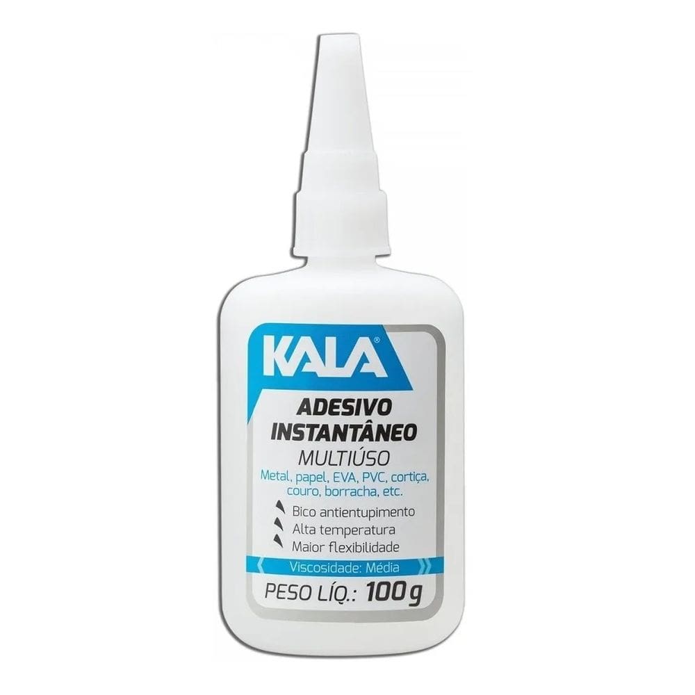 Adesivo Instantâneo 100g Bico Antientup Kala - 916080