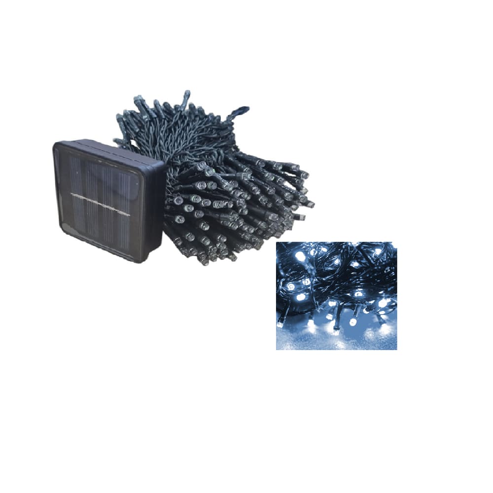 Pisca-Pisca Solar 200 LEDs 18m Luz Branca – Tuut