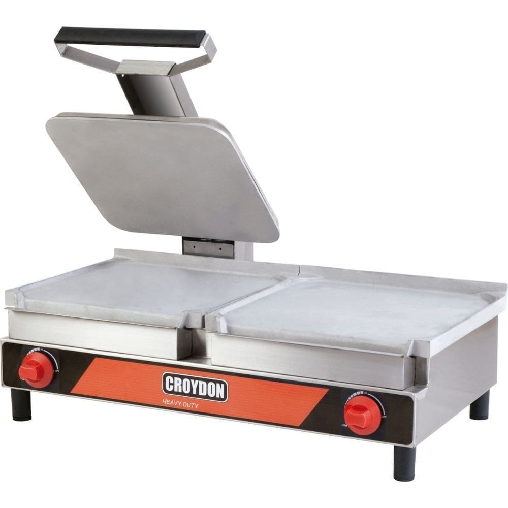 Sanduicheira Conjugada a Gás Lisa com Prensa SACLG Croydon