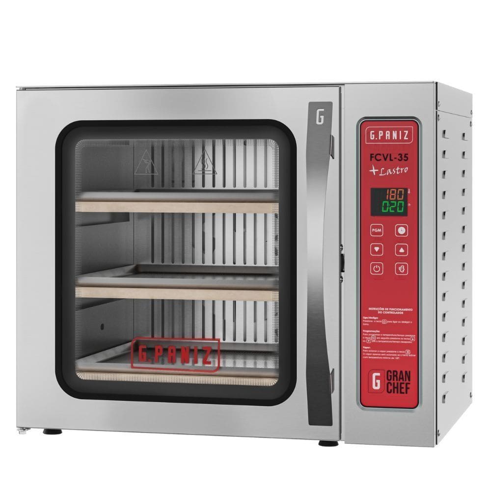 Forno Convecção 35x35 Lastro com Vapor FCVL35 G.Paniz 220V