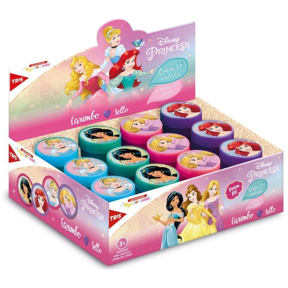 Carimbo Pedagogico Princesas 4 Modelos