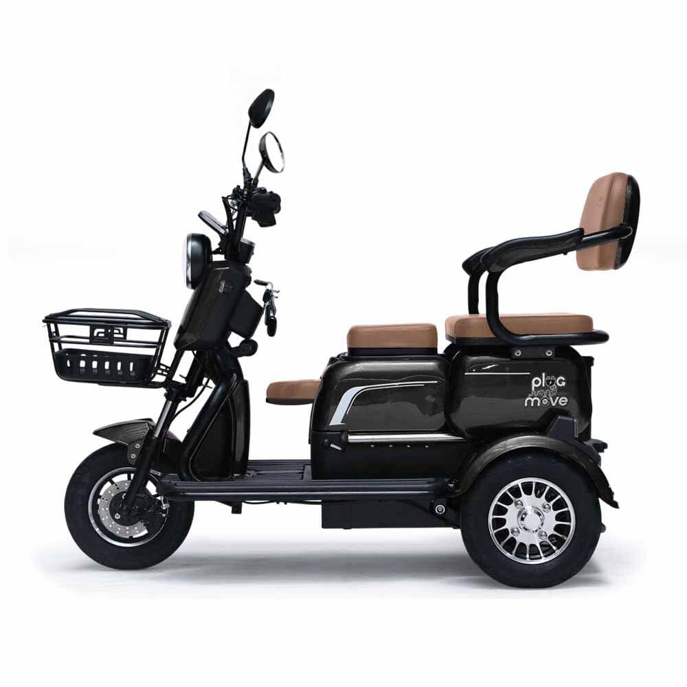 Triciclo Elétrico - Up Smart PAM 800w Lithium - Preto - Plug and Move