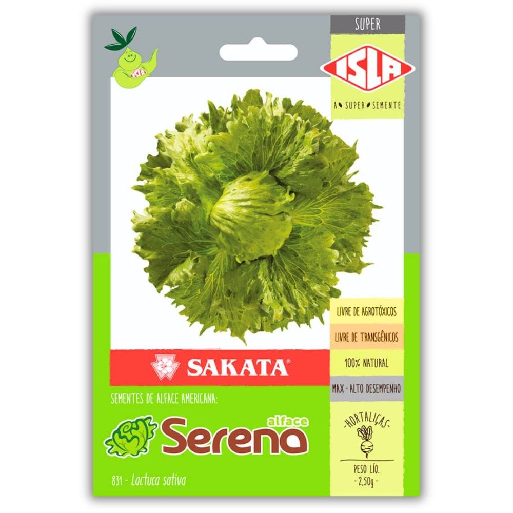 Sementes de Alface Americana Serena Super ISLA