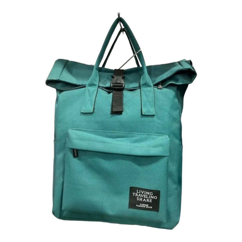 Mochila feminina, estilo moderno, nylon, poliéster, 40cm